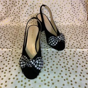 Nine West Suede Slingback Heels